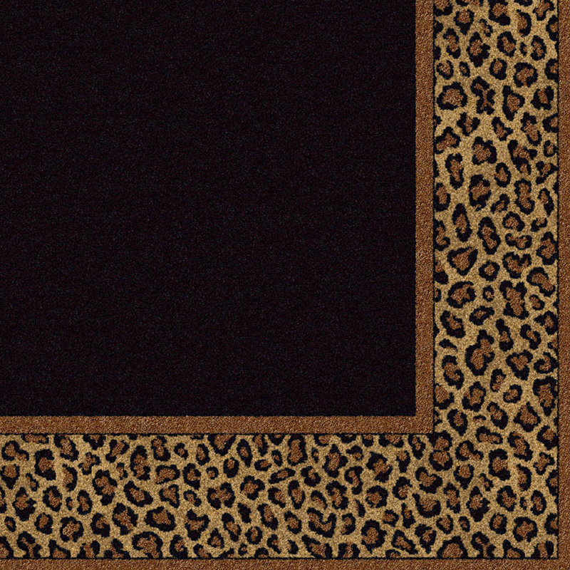 Tapis imprimé léopard Alminus Design Center Leopold, Rectangle 7 pi 8 po x 10 pi 9 po
