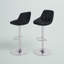 Tabouret de bar rotatif à hauteur ajustable Nial-33053841