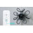 Dalayshia 20.5" Indoor Ceiling Fans With Light, Dimmable Recessed Ceiling Fan-92199736