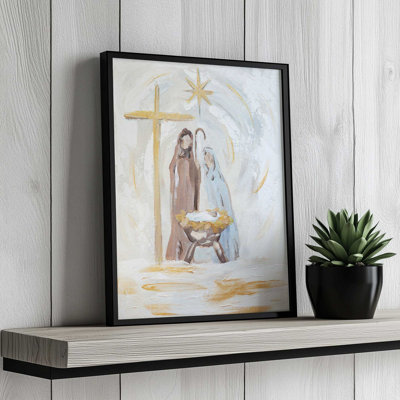 Subtle Nativity by Mackenzie Kissell Art Print
