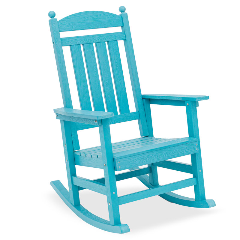 Chaise berçante pour l'extérieur, Bleu ciel