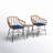 Zulema Round 2 - Person 20" Long Bistro Set with Cushions