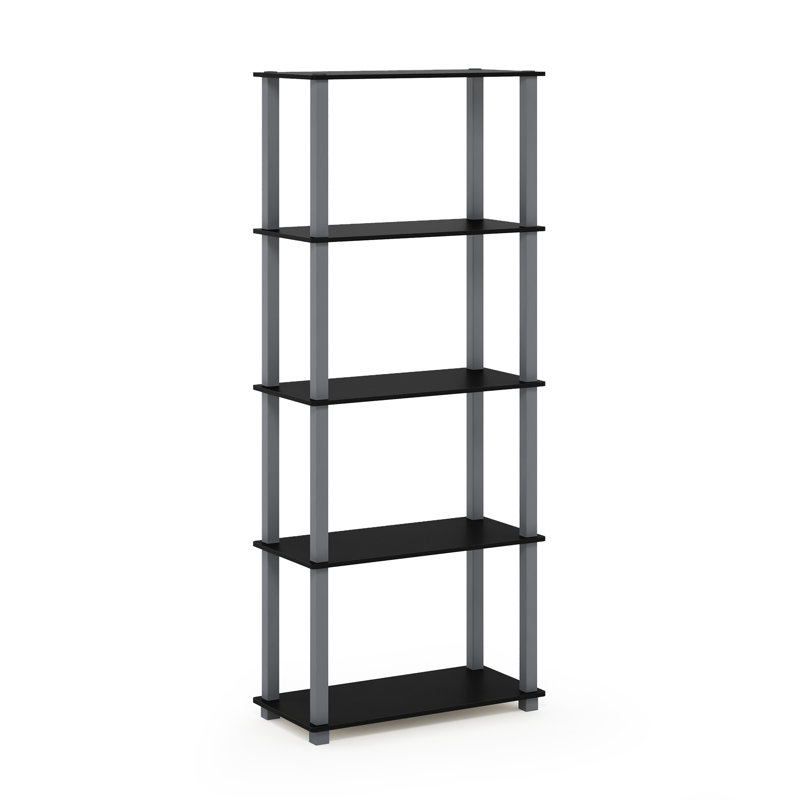 Maxine 59.9cm W Manufactured Wood Shelving Unit, Black/Grey