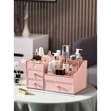 Glynis Cosmetics Storage Box Latitude Run Finish: Pink