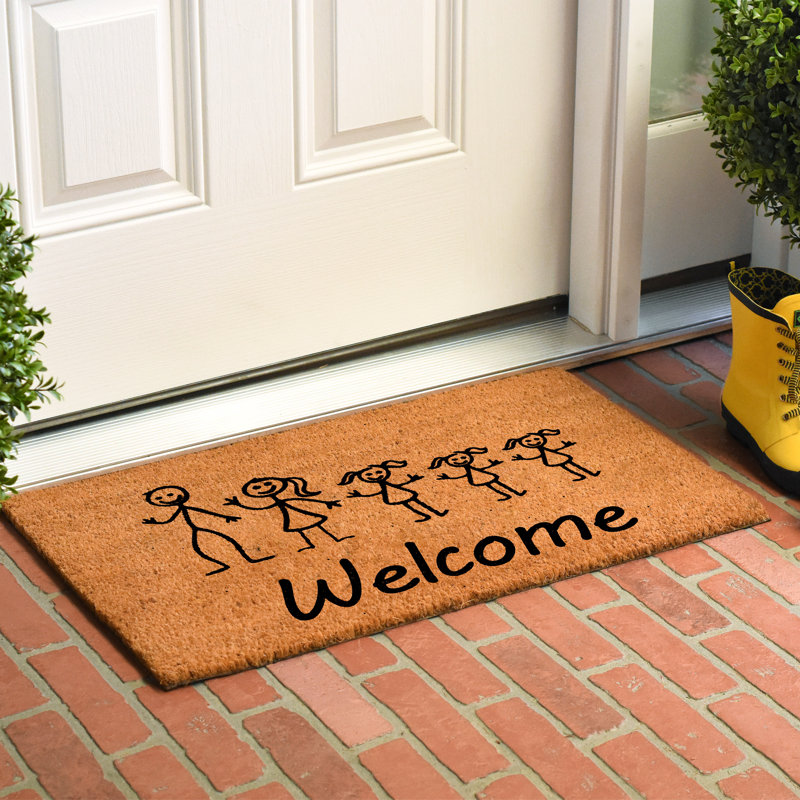 Kubiak Non-Slip Outdoor Doormat, Rectangle 1'5" x 2'5"