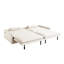Canapé-lit convertible 4 places avec chargement et rangement USB - Canapé moderne en chenille avec siège profond et lit escamotable
