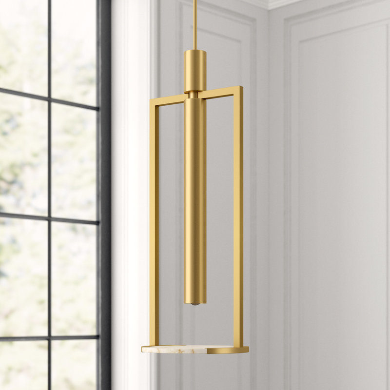 Kelly Wearstler Melange Medium Floating Disc Pendant, Antique-Burnished Brass, 30" H x 10.25" W x 10.25" D