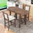 Bibeta 3 - Piece Extendable Trestle Dining Set, Wood Table with Drop Leaf and Upholstered Chairs-1438325811-1438325809-1438325808
