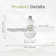 Morgandy E26 Socket Ceiling Fan Strip Light with 1000 Lumens of Warmth