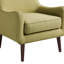 Chaise d'appoint de style Mid-Century, dossier serré, coussin de siège amovible, pieds en bois massif foncé, mousse haute densité pour un soutien, une finition et un confort de rembourrage-1187982404
