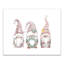Joyeux gnomes de Noël - impression sur toile tendue