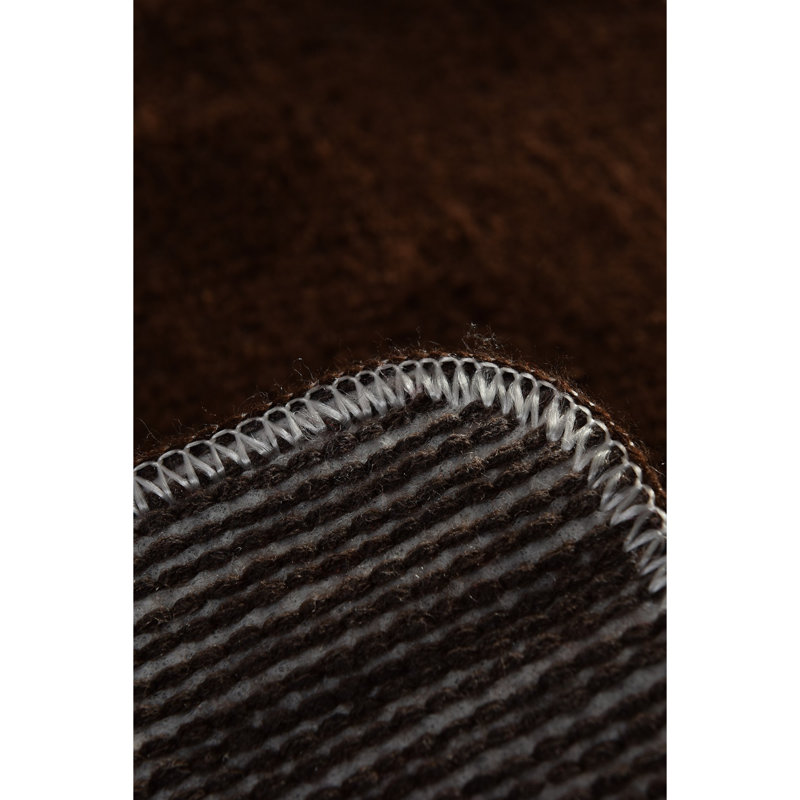 Non-Slip Acrylic Bathmat, Brown, 27.6 x 47.2 inches | 100% Antibacterial Acrylic, Pile Height: 0.7-1.2 inches | Machine Washable, Soft & Durable | Perfect for Bathroom Safety & Comfort