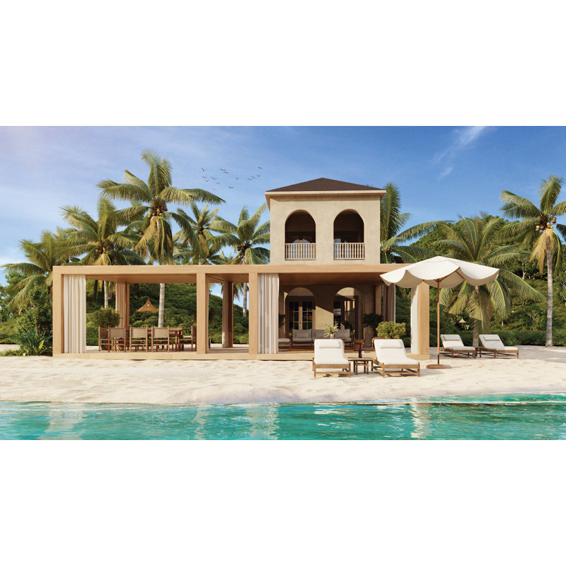 Vaterra Outdoor Teak Chaise Lounge