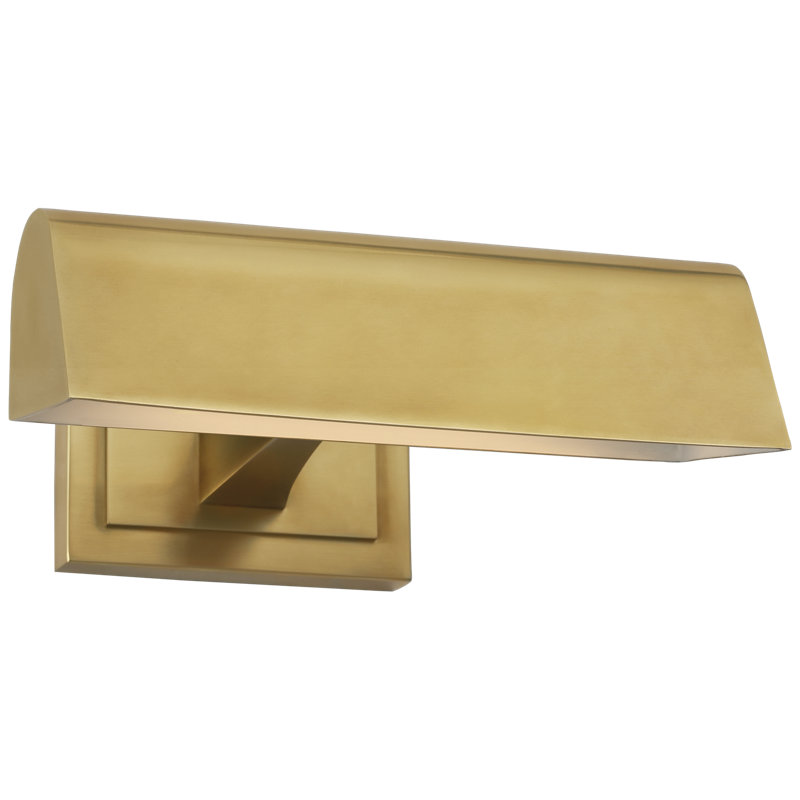 Aerin Dimmable LED Wall Mount Picture Light, Hand-Rubbed Antique Brass