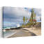 Lighthouse On The Coast Point Betsie Lighthouse Lake Michigan Benzie County Frankfort Michigan USA by Richard Day - Wrapped Canvas Print-726559058