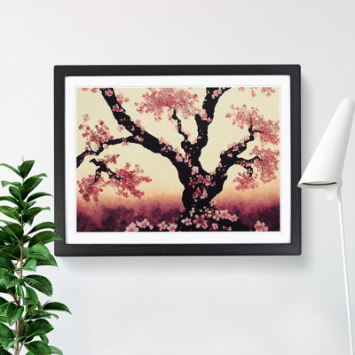 Amazing Cherry Blossom Tree Flowers - Framed Print