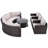 Outdoor Half-moon Sofa Set for Various Occasions, Stylish and Comfortable