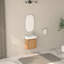 Petit meuble-lavabo mural