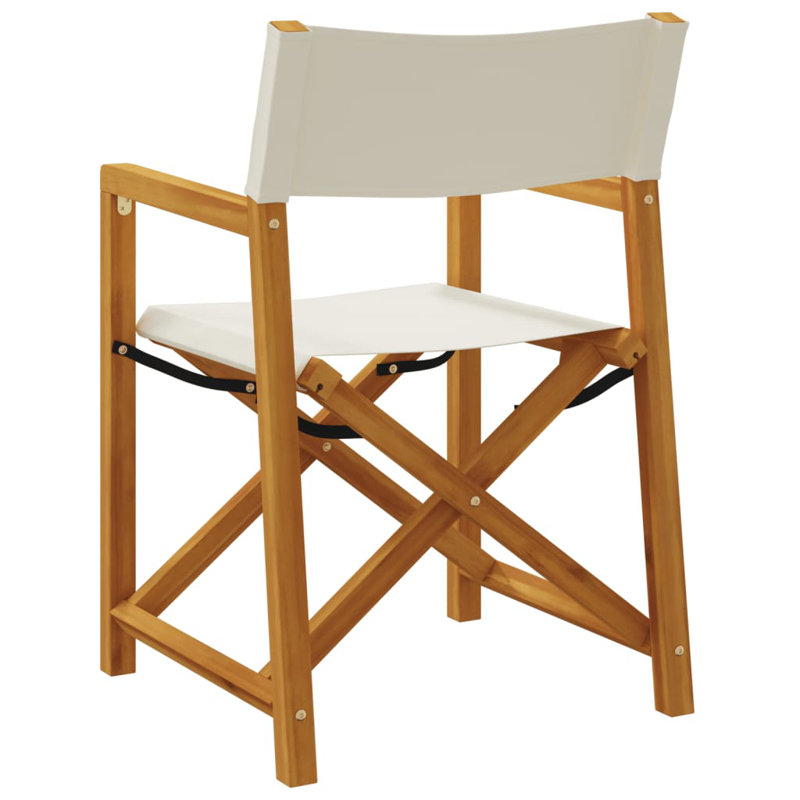 Shubhada Patio Dining Accent Chair, Cream white
