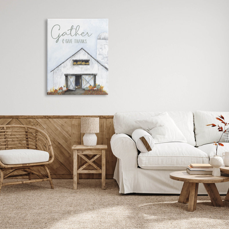«Gather & Off Thanks Autumn», estampe numérique par Soulspeak & Sawdust, H 40 po x l 30 po x P 1,5 po, Toile tendue
