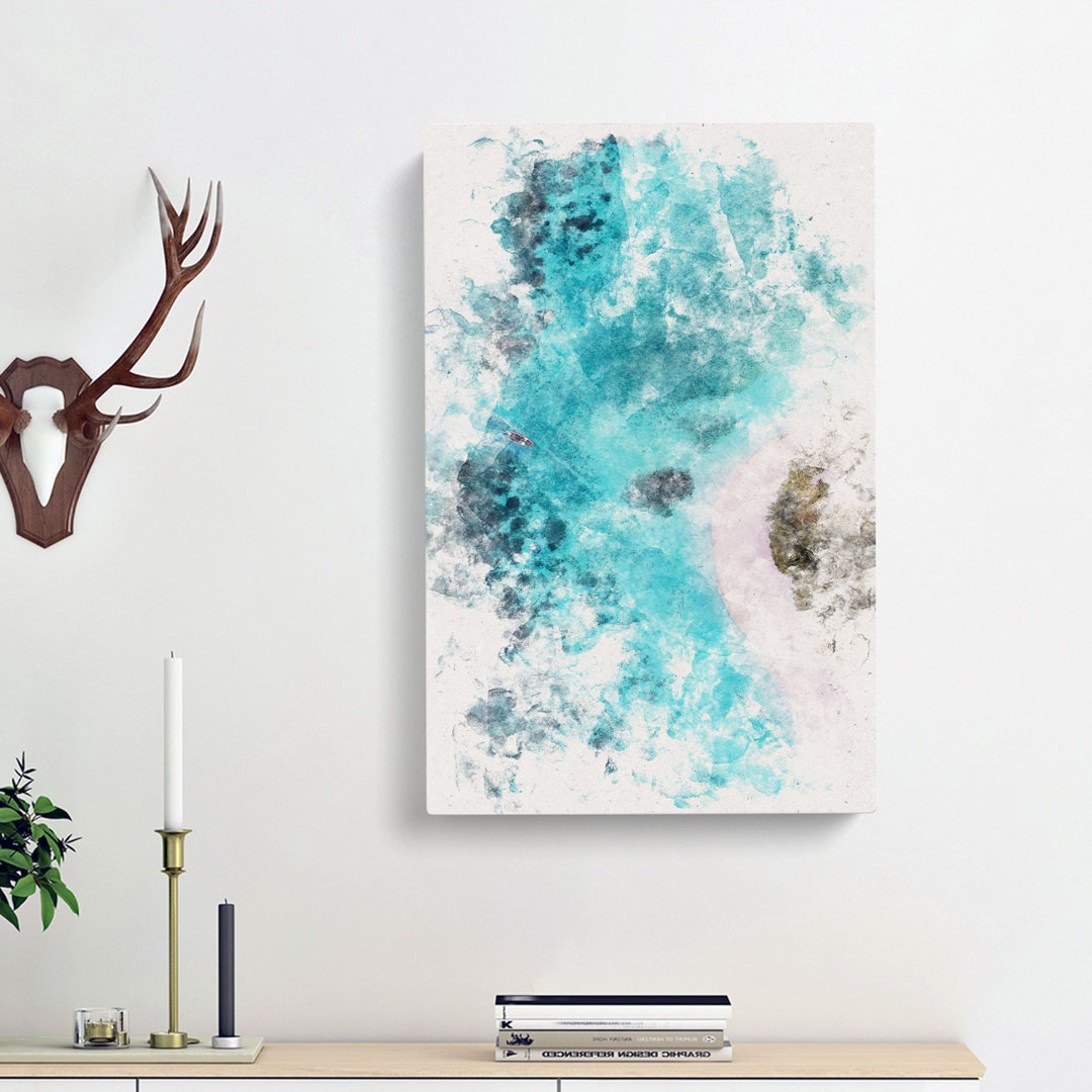 Alifu Alifu Atoll in the Maldives - Wrapped Canvas