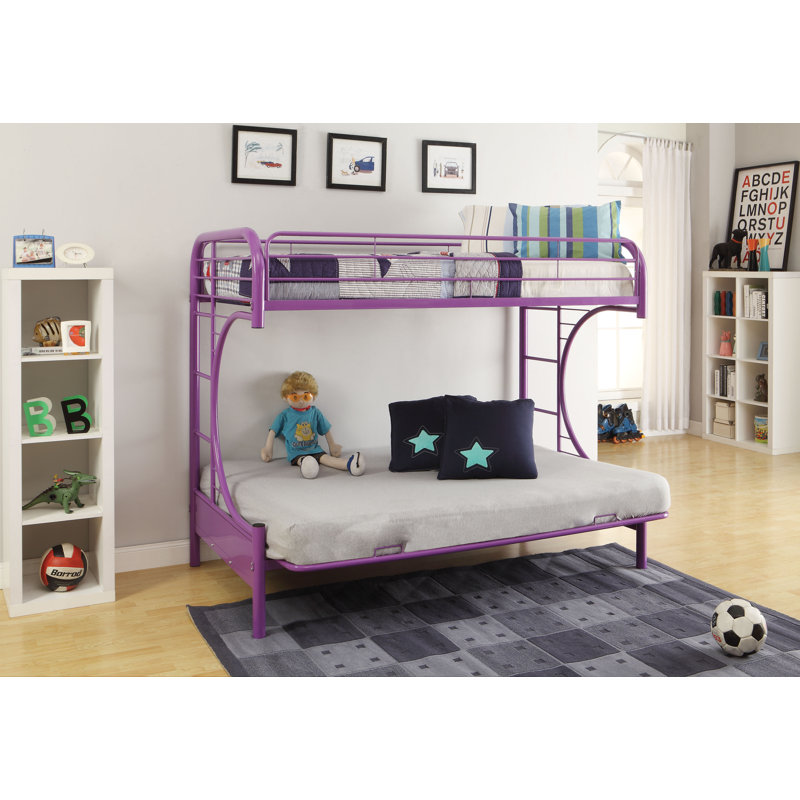 ACME Eclipse Futon Audeliz (Twin/Full), Purple, Twin Over Full, Purple