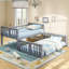 Lit simple superposé simple avec échelle-606189456