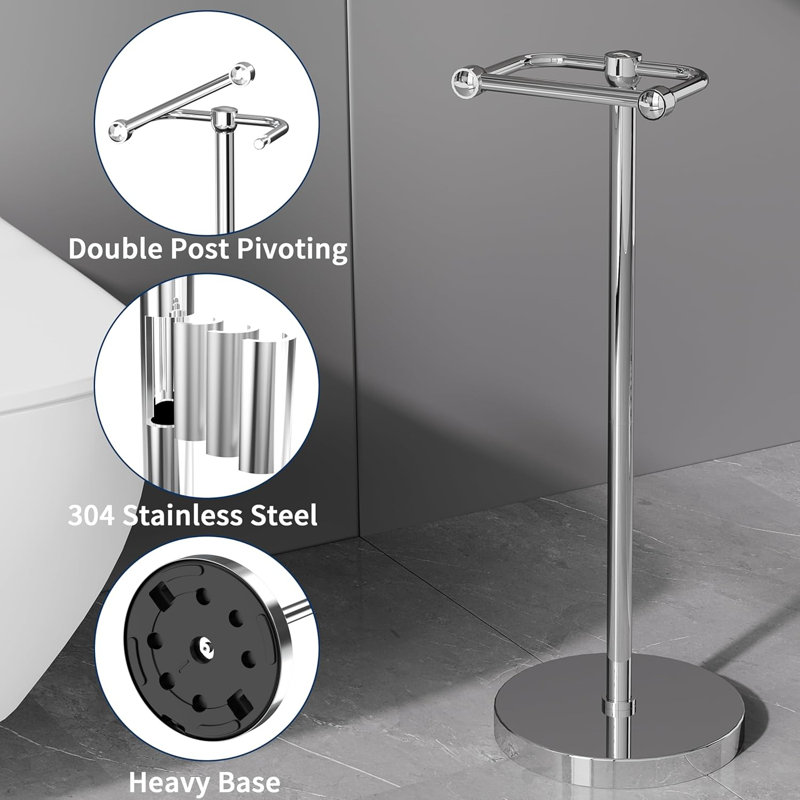 Free Standing Toilet Paper Holder