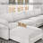 Allinson 9-Piece 126'' Wide Chenille Modular Freely Combined Sleeper Sofa | Large Variable U-Shaped Sectional Sofa With Storage For Living Room-1083481596