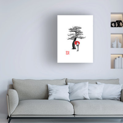 Péchane Geisha And Tree Canvas Art
