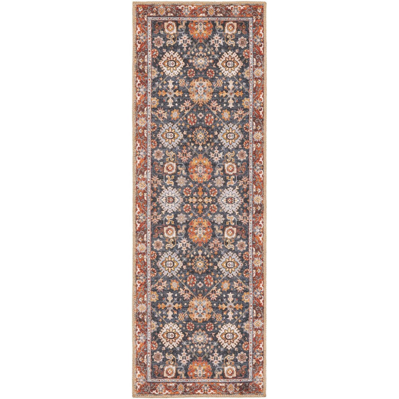 Tapis bleu marine Aucun, Tapis de couloir 2 pi x 6 pi 1 po