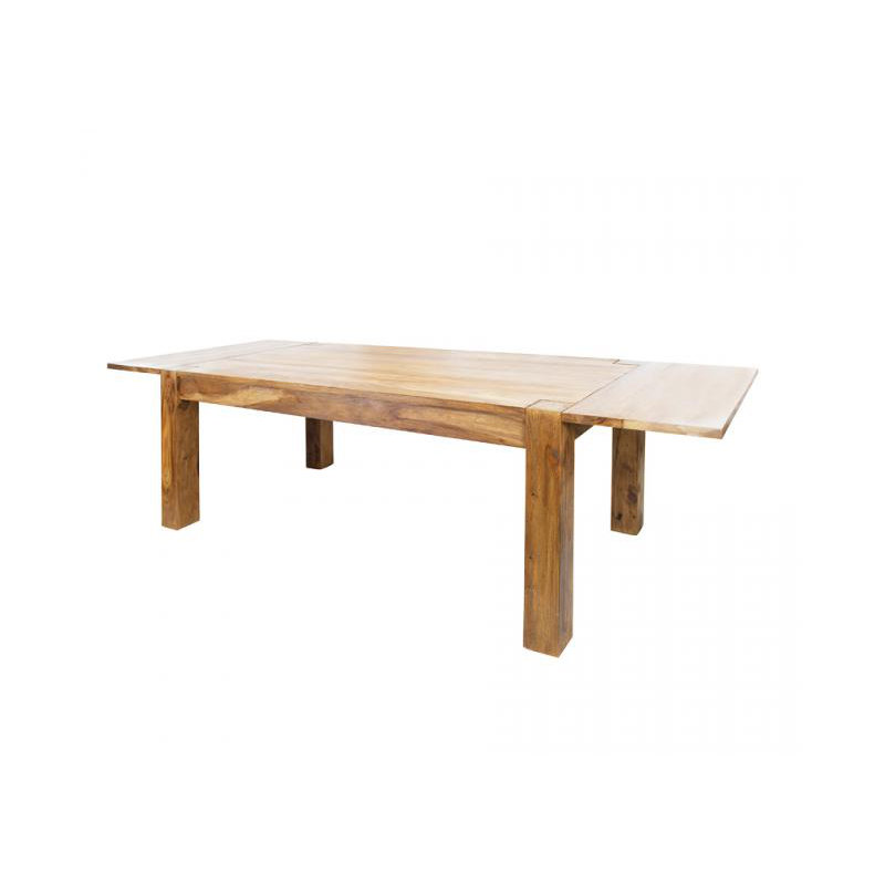 Granby Solid Wood Dining Table, 90 cm W x 160-240 cm L, Honey
