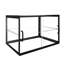 Vitrine de boulangerie, vitrine de pâtisserie commerciale à 2 niveaux, boîte à pain en acrylique transparent pour la cuisine, armoire à gâteau de fête avec porte coulissante pour beignet à dessert, 21,7 po x 15,2 po x 15,4 po