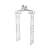 Coletin Metal Indoor Outdoor Arched Scroll Black Garden Arbor with Finial