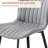 Modern Dining Chairs, PU Leather Kitchen Side Chairs With Sturdy Metal Legs & Non-Slip Feet Perfect For Dining Room, Restaurant, Cafe-591026164-591026170