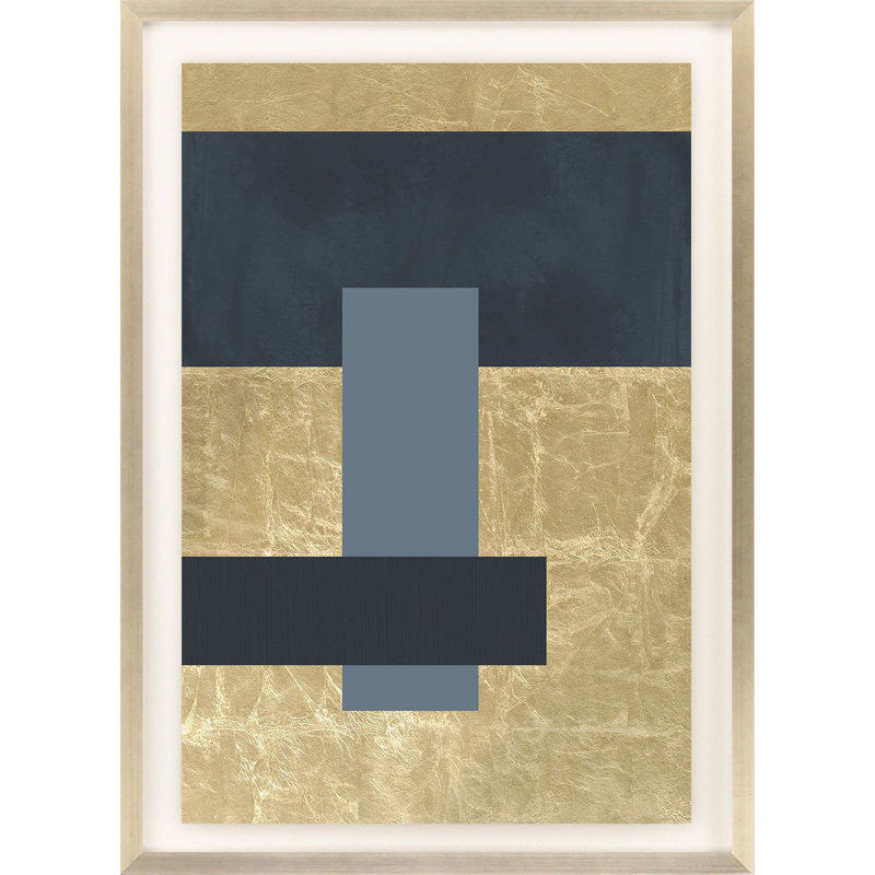 Gold Colorblock I Print by Libby Langdon Paragon