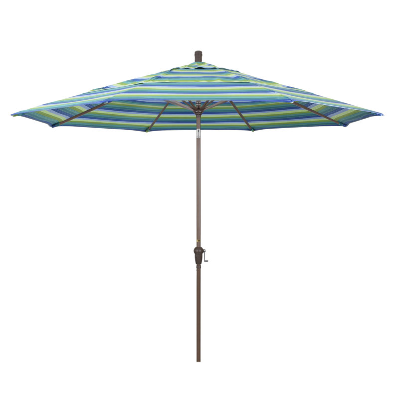 Parasol de marché 11 pi Austan, Toile henné Sunbrella®