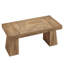 Bureau de direction moderne en bois clair 55,12 po avec double piédestal pour bureau (seulement table, sans chaise)