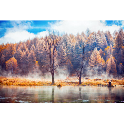 Autumn Landscape by Fzant - Wrapped Canvas Print