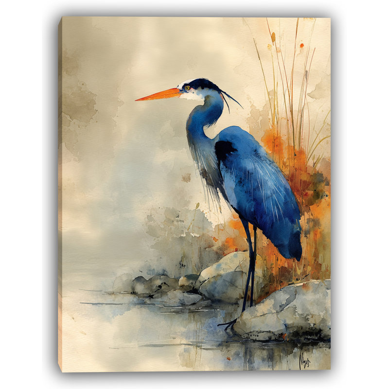Estuaire, art mural sur toile tendue, H 24 po x l 16 po