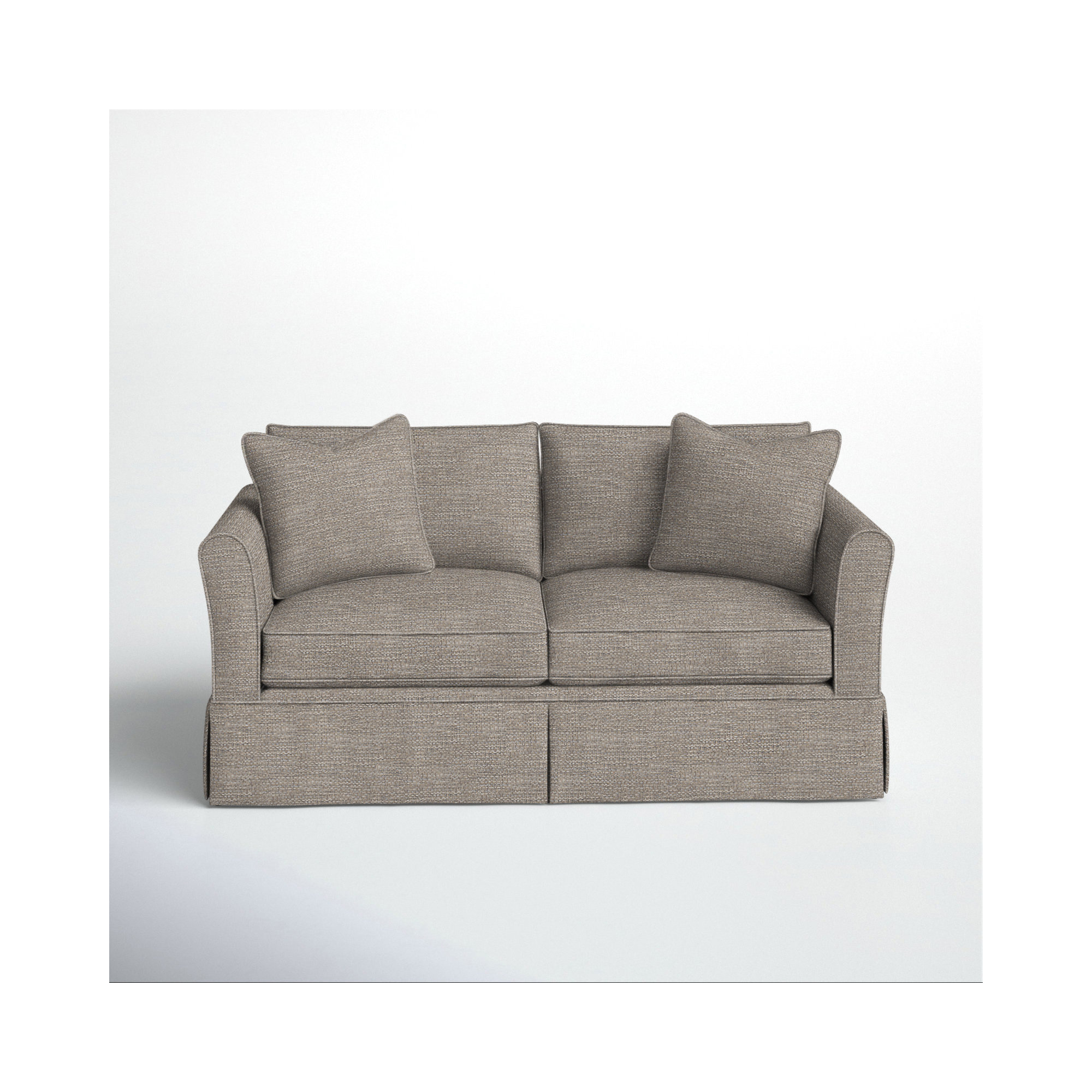 Shelby 60'' Upholstered Sleeper Sofa, Dursky Linen