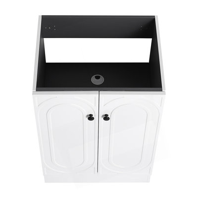 Freestanding Bathroom Vanity & 2 Soft-Close Cabinet Doors - Excluding Sink