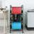 Kynsley 89cm H x 42cm W File Cart with Wheels-80889576