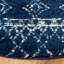 Tapis bleu marine à motif géométrique Cobos-1363941541
