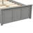 Twin Size Platform Bed With Gray Trundle - Solid Wood And Formation-2001219787