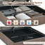 Lit coffre relevable rembourré, taupe, double-654618109-689733165