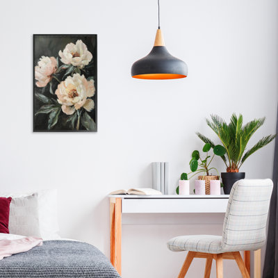 «Peach Roses», reproduction de giclée par Petal Prints Design