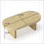 Table basse ovale moderne Mid Century-630564938