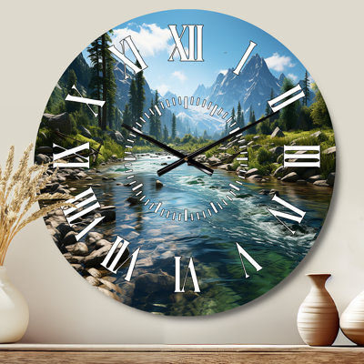 Horloge murale États-Unis Yosemite National Park Landscape III
