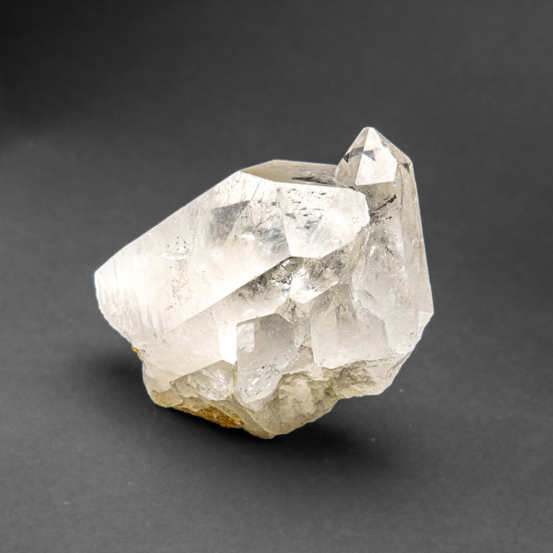Véritable grappe de cristal de quartz transparent du Brésil (1,2 lb)